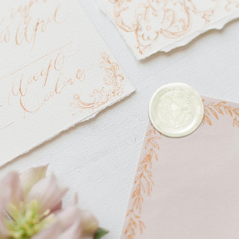 SHOWIN Glue Gun Sealing Wax Sticks for Wax Seal Stamp -Pearl White, Great for Wedding Invitations, Cards Envelopes, Snail Mails, Wine Packages, Christmas Gift Ideas, Pack of 10 - Image 5
